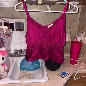 Shyanne Magenta Sleeveless Top